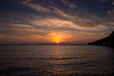 Bay Bridge Sunset Photograph by Brian Wright - Fine Art America