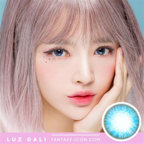 Toric Lens Luz Dali Blue Aqua Colored Contacts For Astigmatism