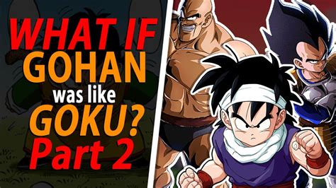 What If Gohan Was Like Goku Oozaru Gohan Vs Oozaru Vegeta Part