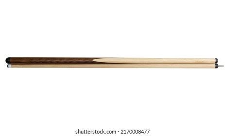 Billiard Cues On White Background Parts Stock Photo 2170008477 ...