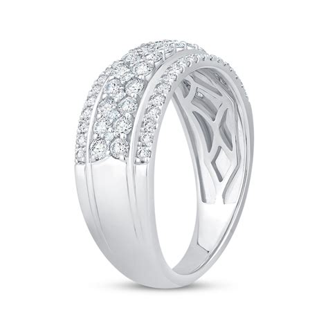 Multi Row Diamond Anniversary Band 1 Ct Tw 10k White Gold Kay