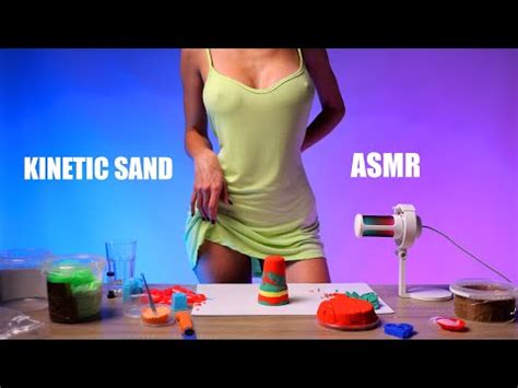 Very Satisfying And Relaxing Kinetic Sand Cakes And Figures ASMR With Mia