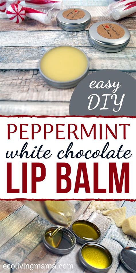 Homemade Chocolate Mint Lip Balm Natural Diy Lip Care Eco Living Mama Recipe In 2024 Lip