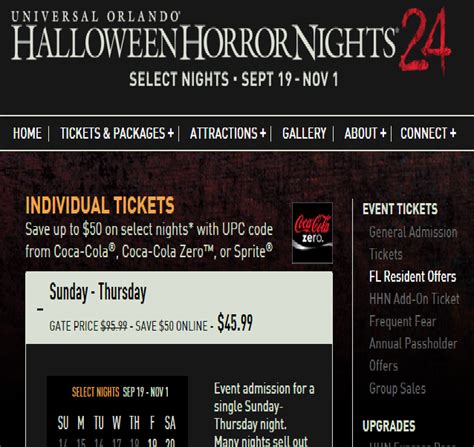 How much are universal studios halloween horror nights tickets | ann's blog