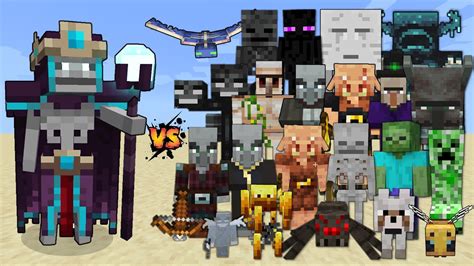 Necromancer Minecraft Dungeons Vs Every Mob In Minecraft