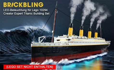 Brickbling Ledverlichting Voor Lego Creator Expert Titanic Building Set