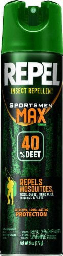 Repel 6 1 2 Ounce Sportsmen Max Formula Insect Repellent Aerosol Pack