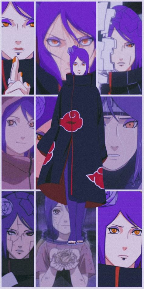 Konan En Color Akatsuki Anime Anime Girl Chica Naruto Naruto