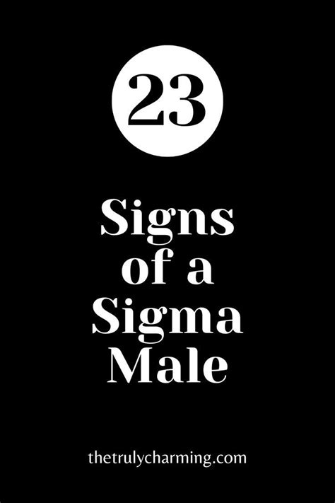 Meet The Sigma Male 24 Fascinating Traits That Define Him Artofit