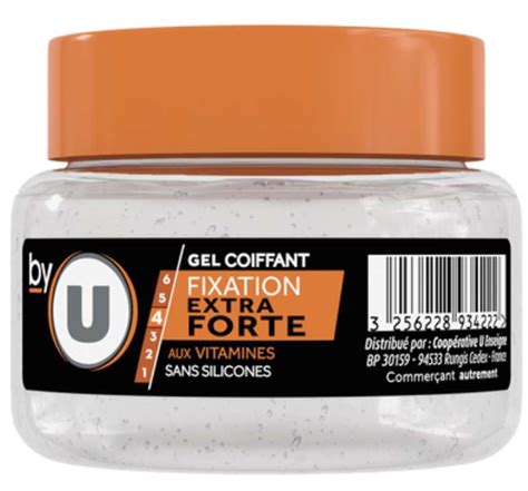 Gel Coiffant Fixation Extra Forte U 200 Ml La Belle Vie Courses