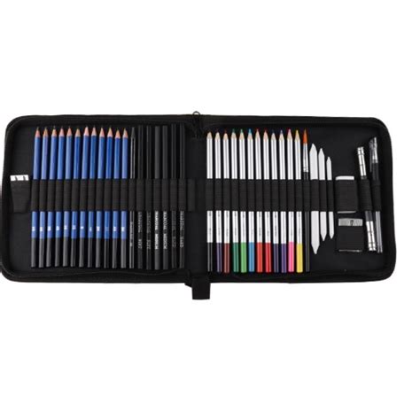 Casta 41 Pcs Set Professional Drawing Kit Pencils Sketch Charcoal