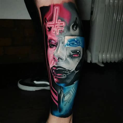 Tatuagem Cyberpunk 30 Ideias INCRÍVEIS para fazer