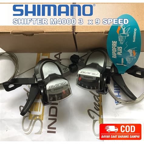 Jual SHIMANO ALIVIO 9 Speed M 4000 Shifter Operan Sepeda 3 X 9 Speed