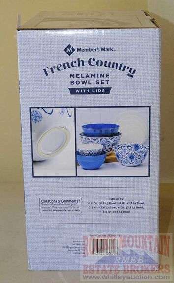 New Member S Mark French Country Melamine Nesting Bowl Set With Lids