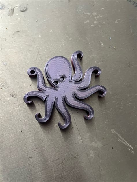 Octopus D Keychain By Megantron Makerworld