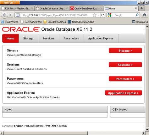 Installing Oracle 11g Database