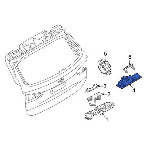 Bmw Oe Rear Liftgate Latch Release Switch