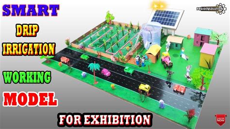 Smart Drip Irrigation Working Model Exhibition Model Project