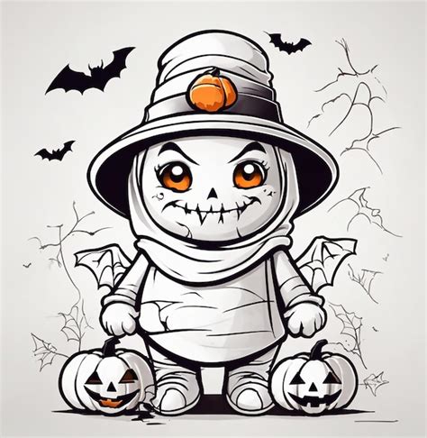 Premium Vector Cute Halloween Mummy