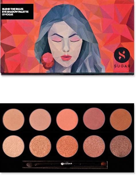 Sugar Cosmetics Blend The Rules Eyeshadow Palette Vogue 125 G Price