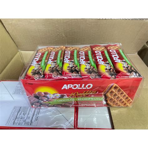 Apollo Chocolate Cream Wafer Pcs Box Shopee Malaysia