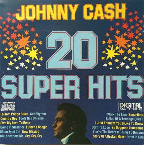 Johnny Cash Super Hits Cd Discogs