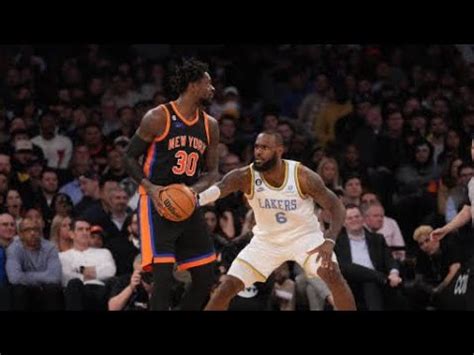 Los Angeles Lakers Vs New York Knicks Full Game Highlights Jan 31