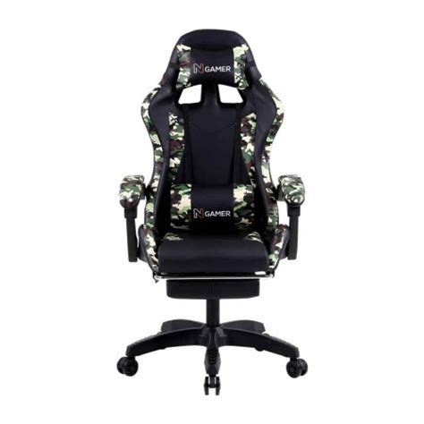 Silla Gamer Max Camuflaje Lb Con Reposa Pies Nenotech