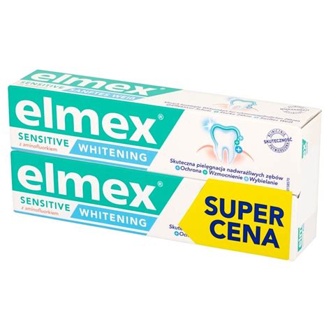 elmex Sensitive Whitening Pasta do zębów 2 x 75 ml Zakupy online z