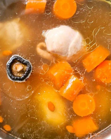 Chinese Chicken Soup Bone Broth Casually Peckish