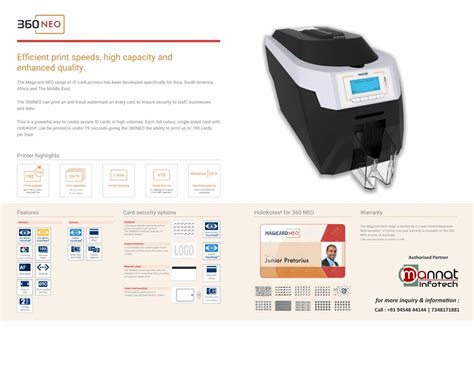 Magicard Black Neo Id Card Printer At Rs