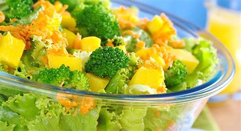 Ensalada De Verduras Con Mango Vidactual