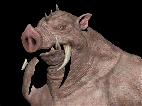 3D asset Evil Pig character | CGTrader