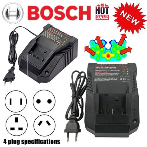 Bosch Li-ion Battery Charger for Bosch 18V 14.4V Electrical Drill ...