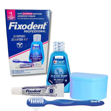 Amazon Fixodent Professional Denture Starter Kit With Fixodent