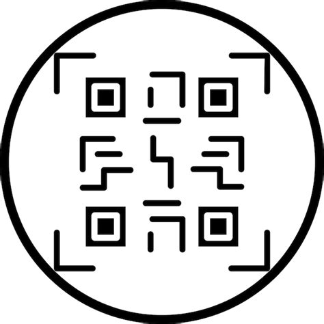 Premium Vector Qr Code Icon Style