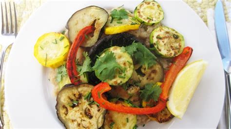 Vegan Bean Mash With Grilled Vegetables — Vegangela