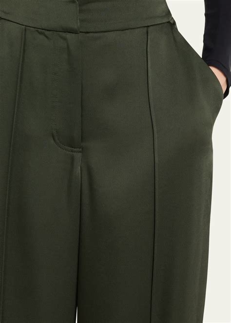 Simkhai Kyra Wide Leg Satin Pants Bergdorf Goodman