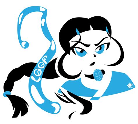 Inktober 2021 - Katara's hair loopies by GinGearity on DeviantArt