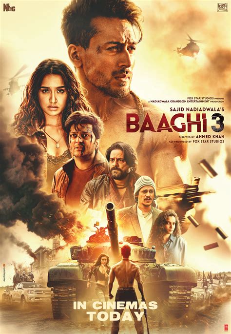 Baaghi 3 (#4 of 6): Mega Sized Movie Poster Image - IMP Awards