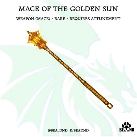 Mace Of The Golden Sun Rbeadnd