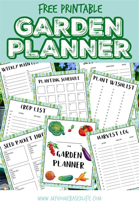 Free Printable Garden Planners