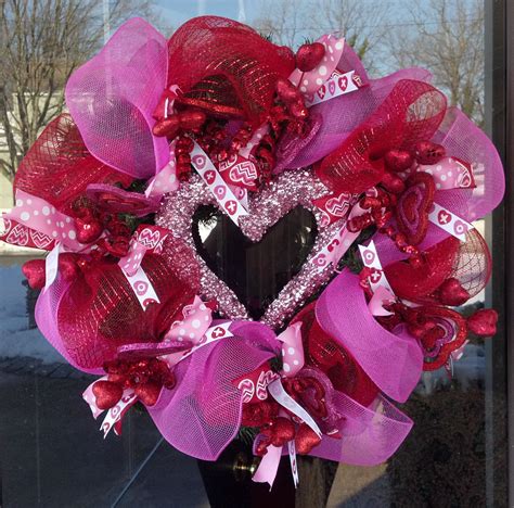 Valentine S Day Deco Mesh Wreath