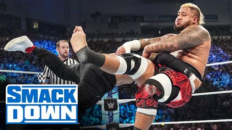 Jey Uso Vs Solo Sikoa Smackdown Highlights Aug Youtube