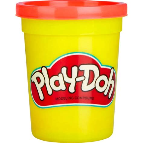 Play-Doh Bulk 12-Pack of Red Non-Toxic Modeling Compound, 4-Ounce Cans ...