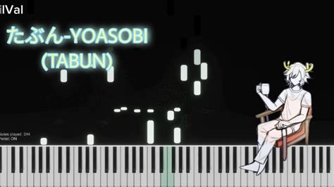 Tabun Yoasobi Piano Cover Youtube