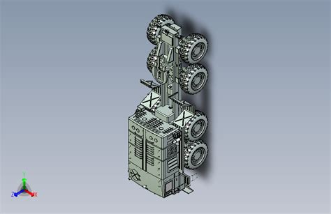 重型车辆3d模型 Step 模型图纸下载 懒石网