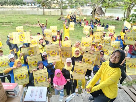 Rutin Bersama Masyarakat Politisi Muda Golkar Nisrina Salsabila Gelar