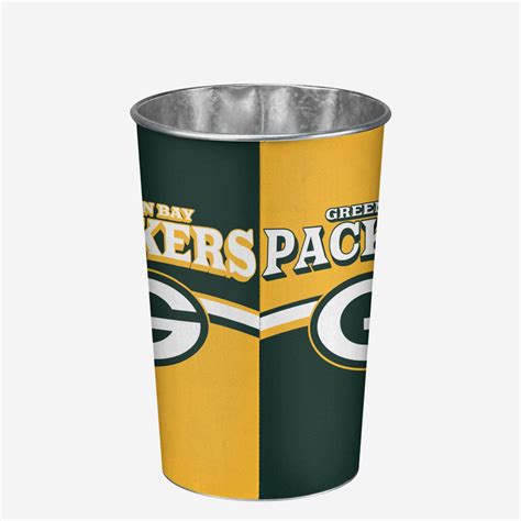 Green Bay Packers Team Stripe Trash Can FOCO