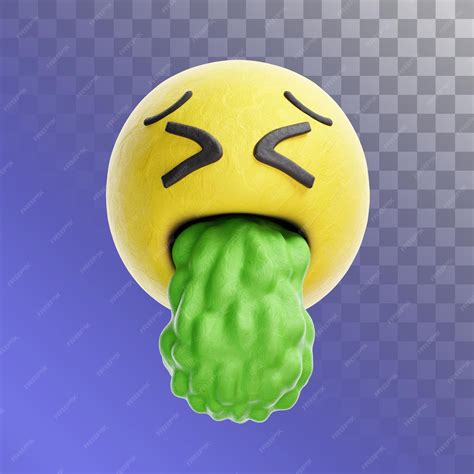 Throwing Up Emoji